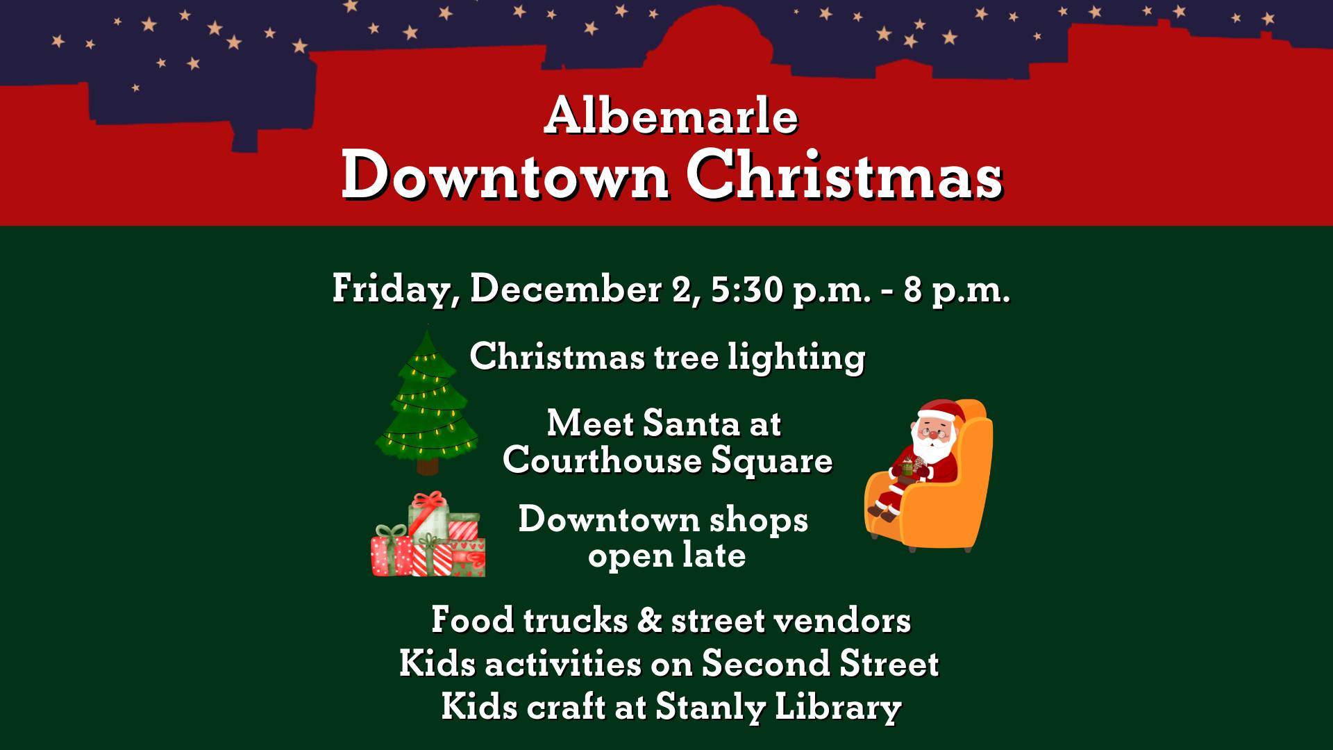 Annual Christmas event returns for downtown Albemarle Stanly County