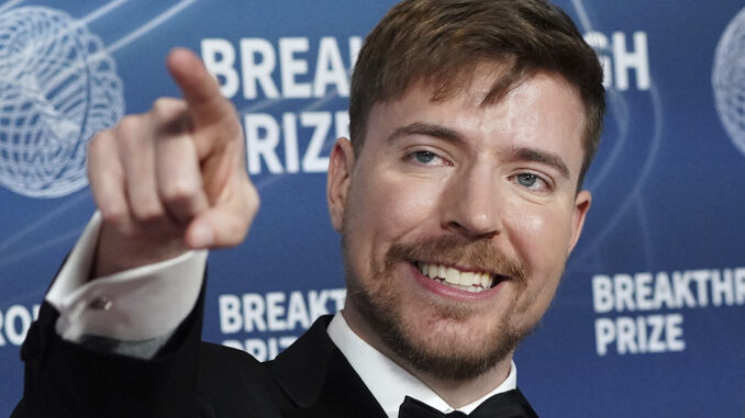 MrBeast to give studio tours to big-dollar charity donors